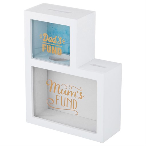 Копилка "Dad`s and mum`s fund" 18*7*23,5 см без упаковки - фото 345832