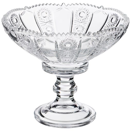 Конфетница на ножке "Muza crystal" D=14 см H=12 см - фото 346811