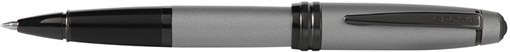Ручка-роллер Cross Bailey Matte Grey Lacquer. Цвет - серый. - фото 353534