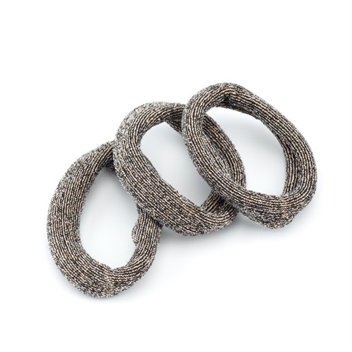 Резинки для волос Dewal Beauty цветные, широкая лента, midi (4 шт.) - фото 354115