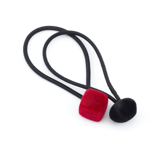 Резинки для волос Dewal Beauty цветные, сердечки , midi (2 шт.) - фото 354119