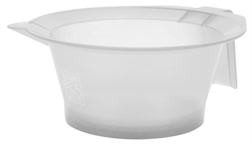 Чаша для краски  Dewal Beauty с резинкой на дне серая - фото 354158