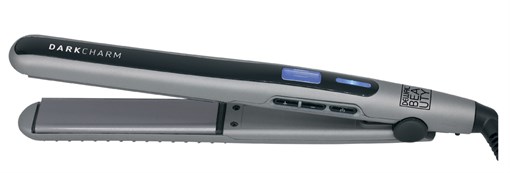 Щипцы для волос DEWAL BEAUTY Dark Charm, 25x110 мм, 40 Вт, серые - фото 354285