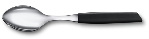 Набор из 6 чайных ложек VICTORINOX Swiss Modern, 146 мм, сталь / синтетический материал, чёрная - фото 355513