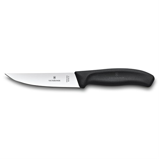 Нож разделочный VICTORINOX SwissClassic с узким прямым лезвием 12 см, чёрный - фото 355579