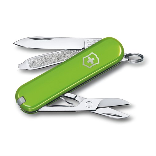 Нож-брелок VICTORINOX Classic SD Colors "Smashed Avocado", 58 мм, 7 функций, салатовый - фото 355754
