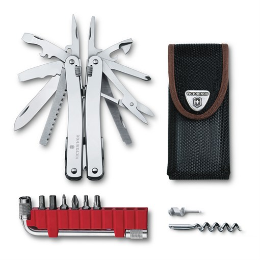 Мультитул VICTORINOX SwissTool Spirit X Plus, 105 мм, 35 функций, в нейлоновом чехле - фото 355943