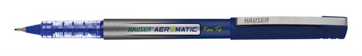 Ручка-рапидограф Hauser Aeromatic Fine Tip 0,7 мм, пластик, корпус синий, чернила синие - фото 356171
