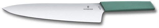 Нож разделочный VICTORINOX Swiss Modern, 25 см, сталь / синтетический материал, шалфейный - фото 356712