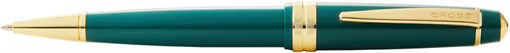 Шариковая ручка Cross Bailey Light Polished Green Resin and Gold Tone - фото 356838