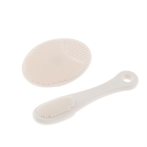 Набор спонжей Dewal Beauty для умывания, силиконовый, 65мм x 50мм, 105мм х 2,5мм (2 шт/уп) - фото 356931