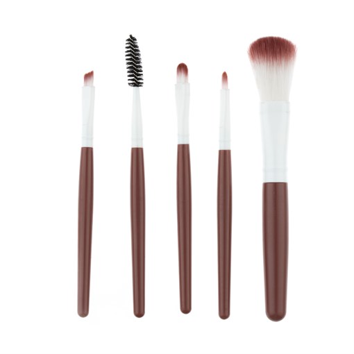Набор Dewal Beauty косметических кистей /в тубусе/ (5шт/уп), 150мм х d40ммм - фото 356939