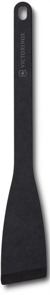 Лопатка со скошенным краем VICTORINOX Kitchen Utensils, 325x54 мм, бумажный композит, чёрная - фото 357428