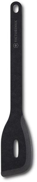 Лопатка с отверстием VICTORINOX Kitchen Utensils, 325x58 мм, бумажный композитный материал, чёрная - фото 357433