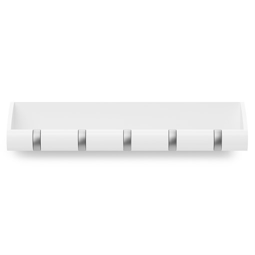 Вешалка-органайзер cubby белая - фото 359253