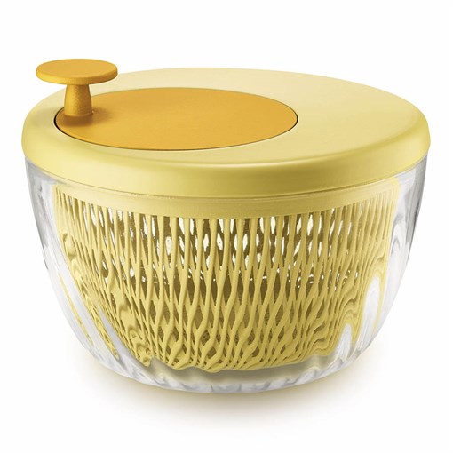 Сушилка для салата twist&dry, желтая - фото 361324