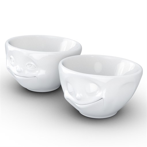 Набор чаш tassen, dreamy & happy, 100 мл, белый, 2 шт. - фото 367140