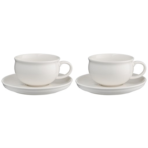 Набор чайных пар milky cloud, 250 мл, 2 шт. - фото 367620