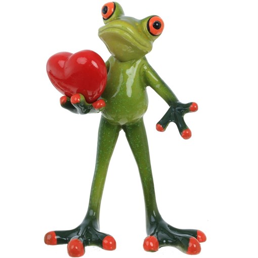 Фигурка декоративная "Лягушка", L10 W5,5 H15 см - фото 370261
