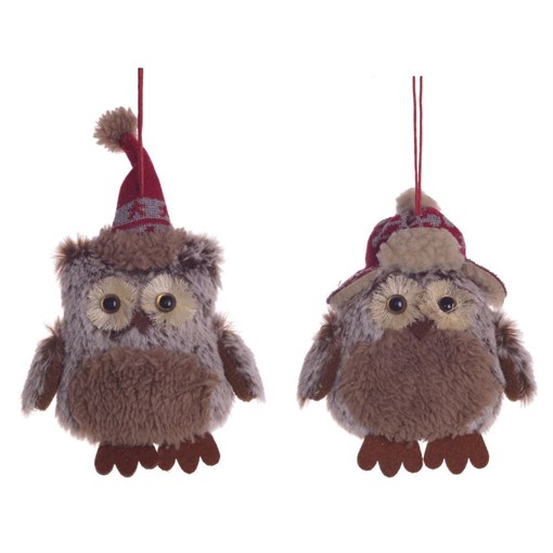 Изделие декоративное "Сова", с колпаком L12 W5 H17 см, без колпака L12 W5 H12 см, 2в. - фото 370751