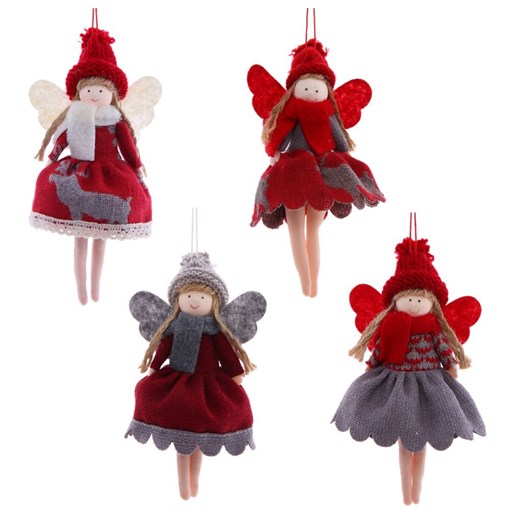 Изделие декоративное "Ангел", L9 W6 H18 см, 4в. - фото 370775