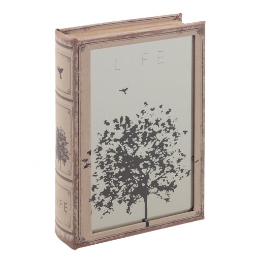 Ключница с зеркальным элементом, L16 W5 H24 см - фото 371464