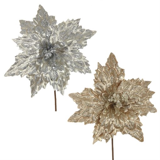 Цветок искусственный, L30 W30 H55 см, 2 в - фото 371563