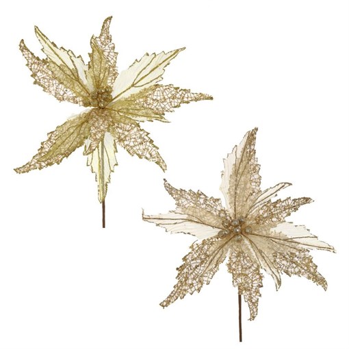 Цветок искусственный, L36 W32 H44 см, 2в. - фото 371576