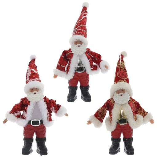 Дед Мороз, L15 W4 H24 см, 3в. - фото 371687