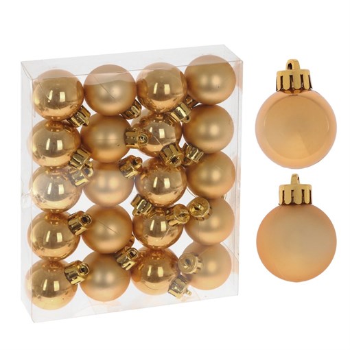 Украшение новогоднее "Шар", набор из 20-ти шт, D 3 см, L11,5 W3 H14,5 см - фото 371924