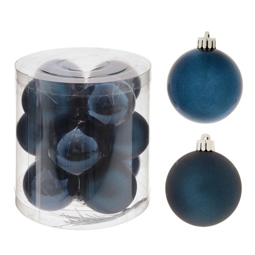 Украшение новогоднее "Шар", набор из 12-ти шт, D 4 см, L9,5 W9,5 H10,5 см - фото 371932