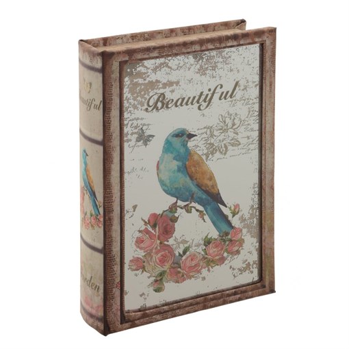 Ключница с зеркальным элементом, L17 W5 H26 см - фото 373310