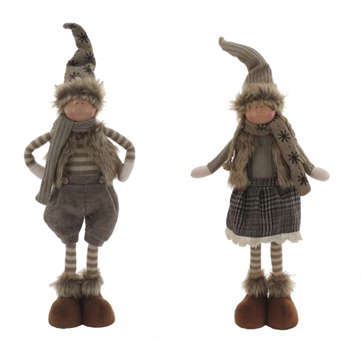 Игрушка набивная "Мальчик"/"Девочка", 2в, L19 W8 H62 см, 2в. - фото 373724