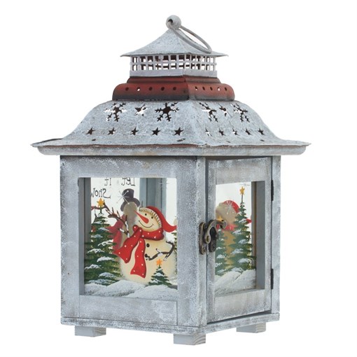 Фигурка декоративная "Фонарик", L18 W18 H31 см - фото 373923