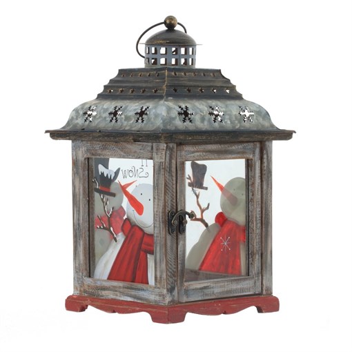 Фигурка декоративная "Фонарик", L21 W21 H38,5 см - фото 373948