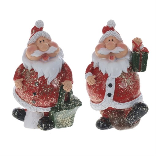 Фигурка декоративная "Санта", 2в, L5,5 W5 H9 см, 2в. - фото 375526