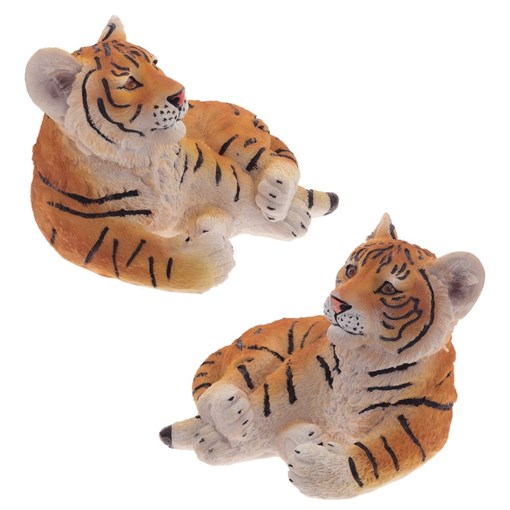 Фигурка декоративная "Тигр", L14 W11 H9,5 см, 2в. - фото 376300