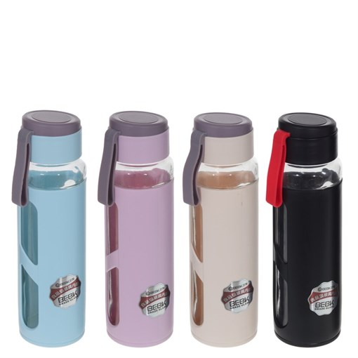 Бутылка, 500 мл, L7 W7 H23 см, 4в. - фото 379828