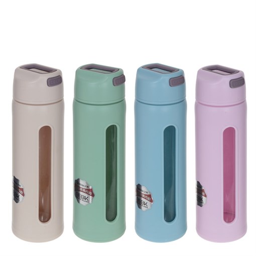 Бутылка, 450 мл, L7 W7 H23 см, 4в. - фото 379835