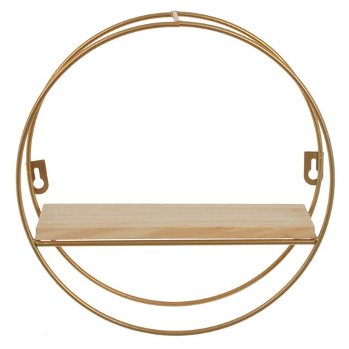 Полка настенная, L25 W10 H25 см - фото 380083