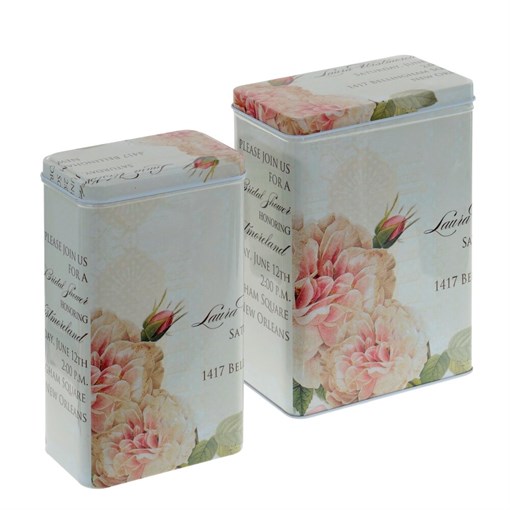 Банка для сыпучих продуктов, набор из 2-х шт, 2200/1400 мл, L15 W8,5 H20 см - фото 380324