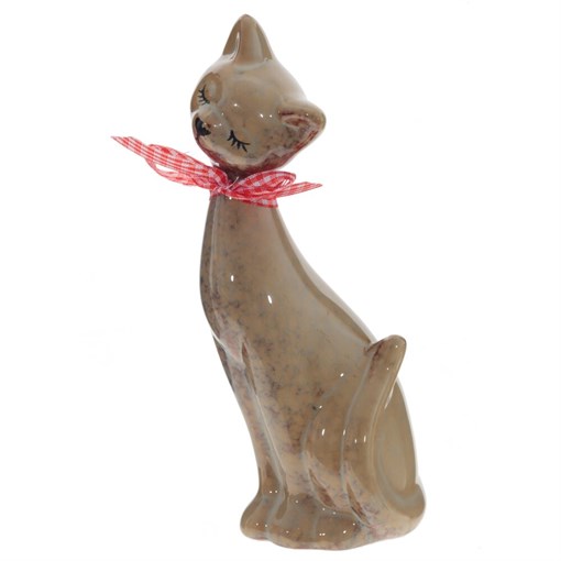 Фигурка декоративная "Кошка",  L7 W7 H18 см - фото 380426