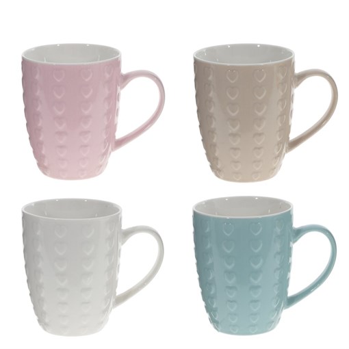 Кружка, 300 мл, L11,5 W8 H10 см, 4в. - фото 380495