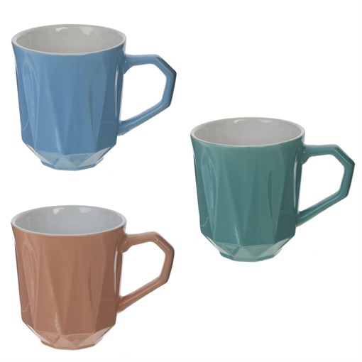 Кружка, 350 мл, L13 W9 H10 см, 3в. - фото 380959