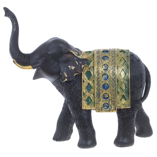 Фигурка декоративная "Слон", L23 W10 H23 см - фото 381144