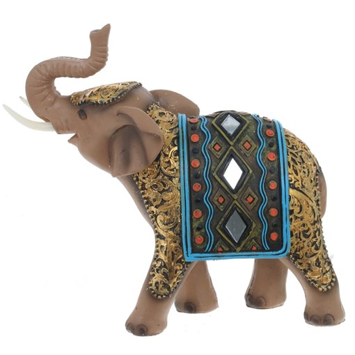 Фигурка декоративная "Слон", L18 W7 H17 см - фото 381167