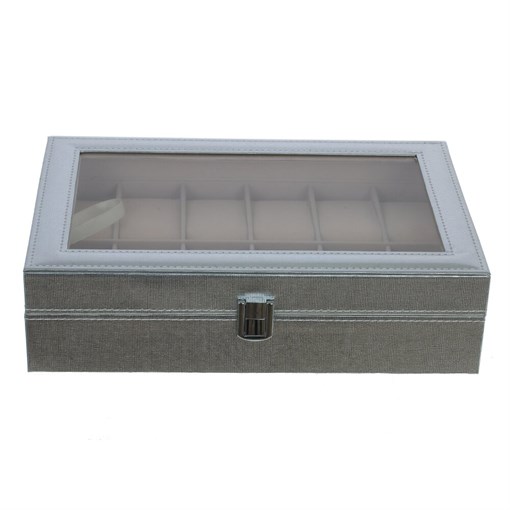 Шкатулка для часов, L30 W20,5 H8 см - фото 381322