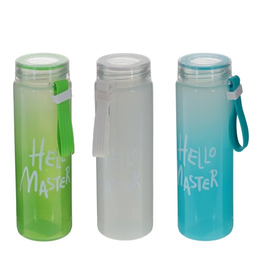 Бутылка, 450 мл, L7 W6 H19 см, 3в. - фото 381480