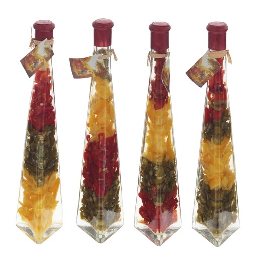 Бутылка декоративная "Овощи", L7 W7 H32 см, 4в. - фото 381510