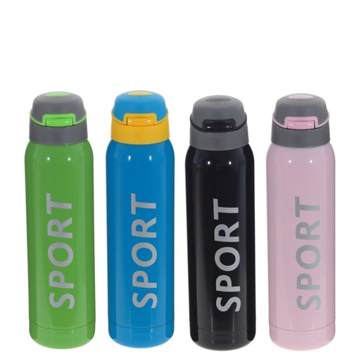 Термос, 500 мл, L7 W8 H25 см, (сохр.t до 7 часов), 4в. - фото 381844